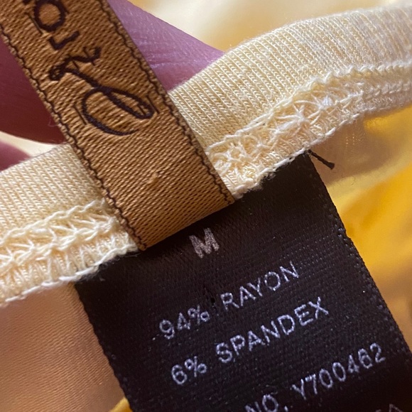 Yellow tub top style w/strap - Picture 5 of 5